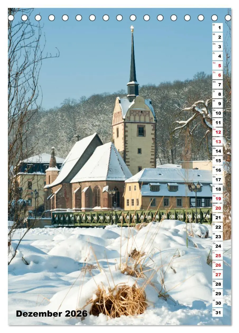 Bild: 9783516374834 | Gera - Stadt an der weißen Elster (Tischkalender 2026 DIN A5 hoch),...