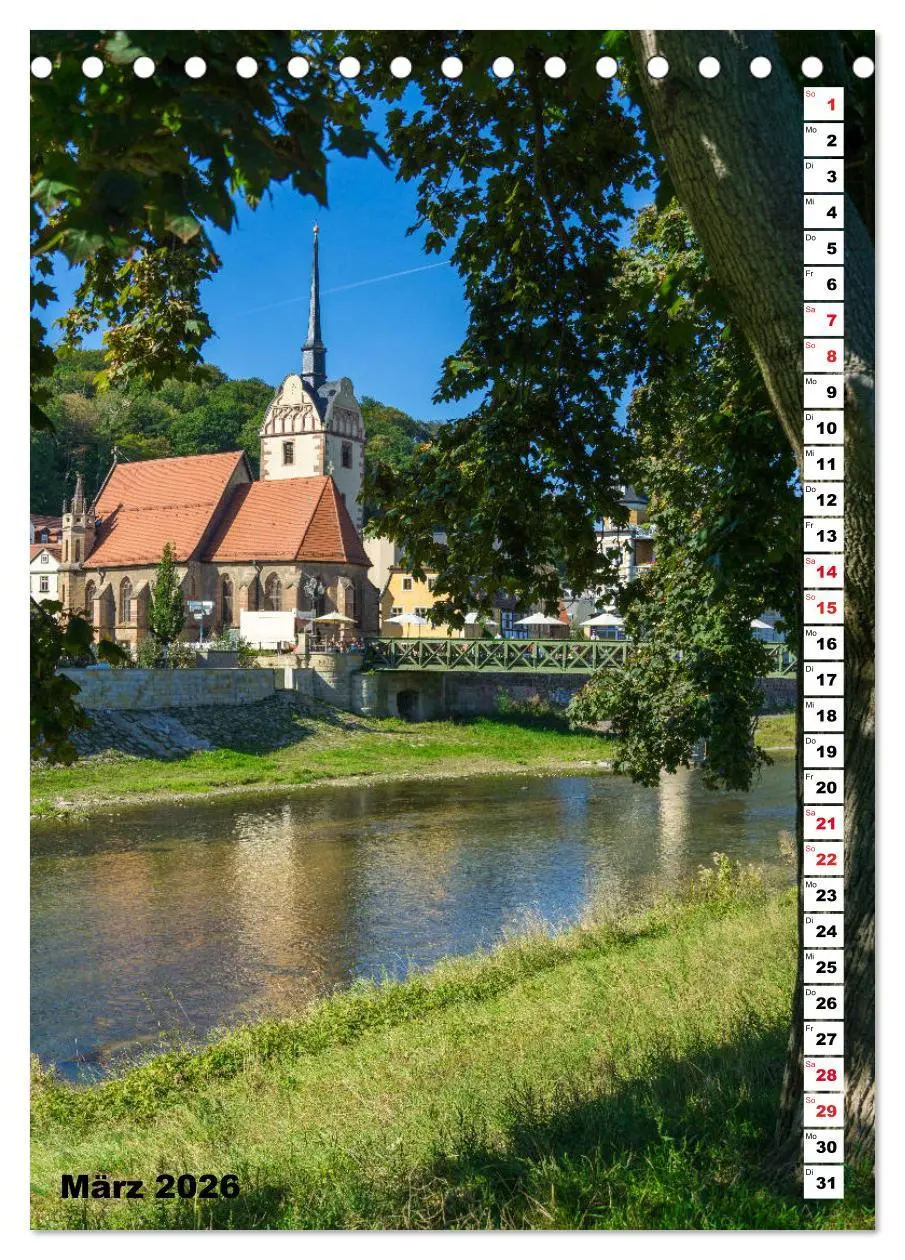 Bild: 9783516374834 | Gera - Stadt an der weißen Elster (Tischkalender 2026 DIN A5 hoch),...