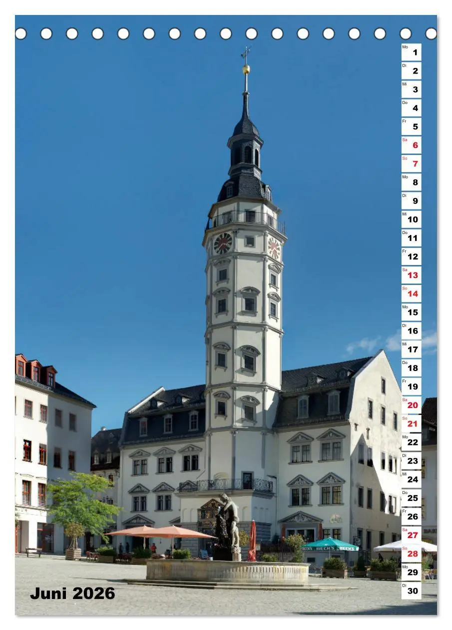 Bild: 9783516374834 | Gera - Stadt an der weißen Elster (Tischkalender 2026 DIN A5 hoch),...