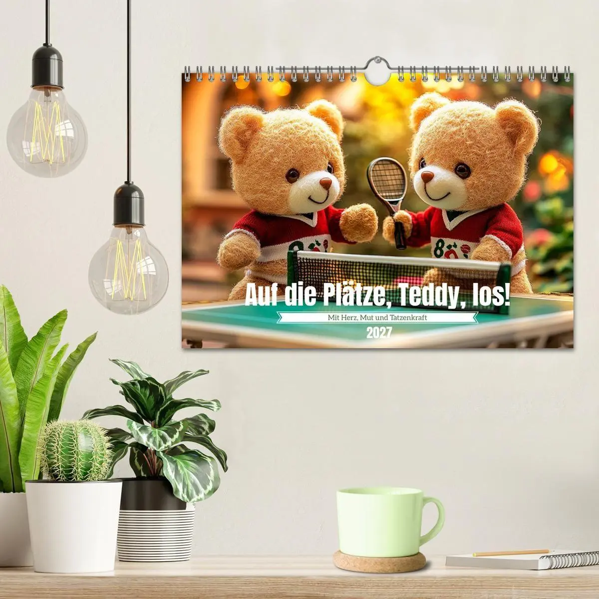 Bild: 9783594354834 | Auf die Plätze, Teddy, los! (Wandkalender 2027 DIN A4 quer),...