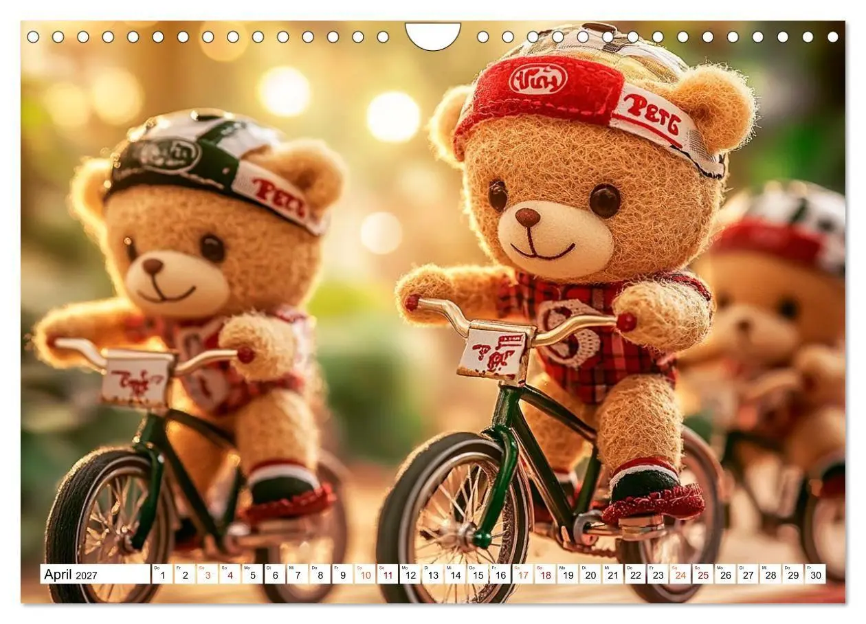 Bild: 9783594354834 | Auf die Plätze, Teddy, los! (Wandkalender 2027 DIN A4 quer),...