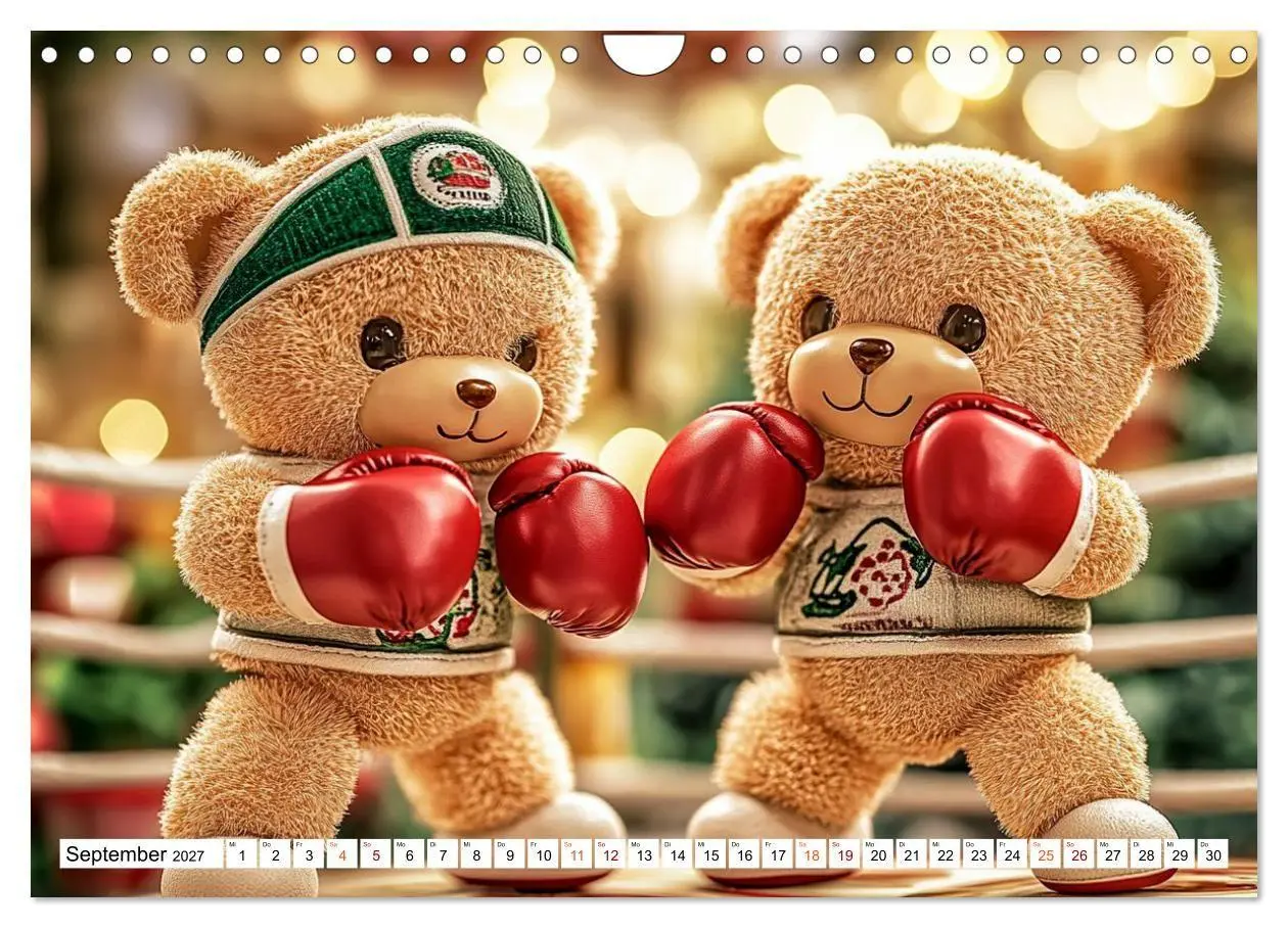 Bild: 9783594354834 | Auf die Plätze, Teddy, los! (Wandkalender 2027 DIN A4 quer),...