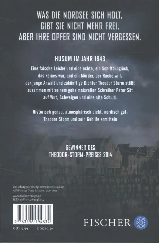 Rückseite: 9783596194834 | Das Nordseegrab | Tilman Spreckelsen | Taschenbuch | 272 S. | Deutsch