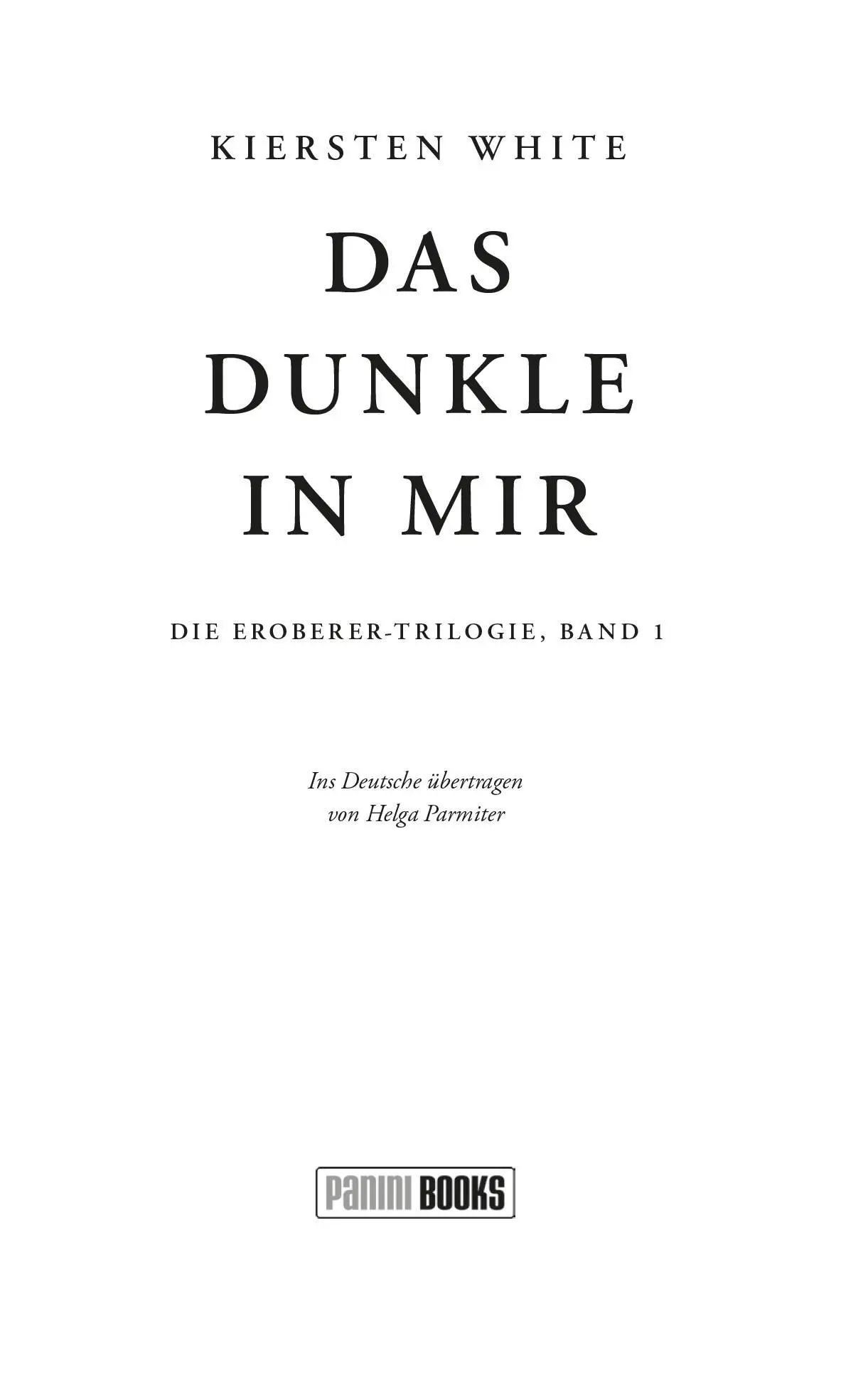 Bild: 9783833244834 | Das Dunkle in mir | Kiersten White | Taschenbuch | 448 S. | Deutsch