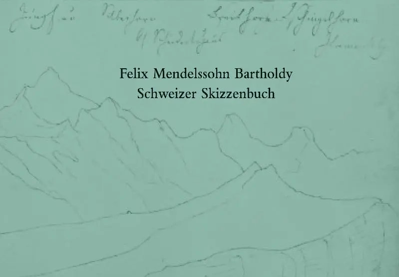 Cover: 9783895004834 | Schweizer Skizzenbuch 1842. Swiss Sketchbook 1842 | Dtsch.-Engl.
