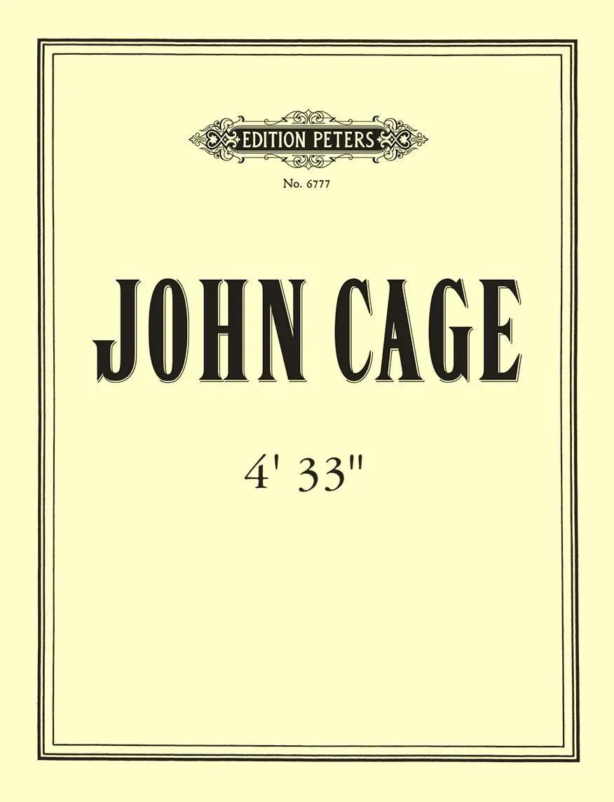 Cover: 9790300744834 | 4'33'' (Tacet Version) | John Cage | Broschüre | 4 S. | Englisch