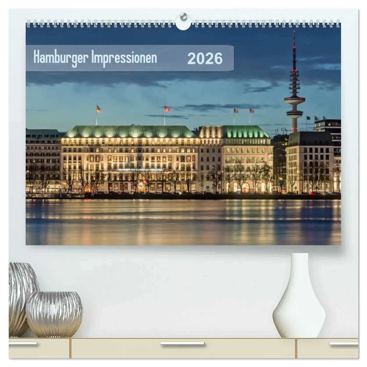 Cover: 9783457724934 | Hamburger Impressionen 2026 (hochwertiger Premium Wandkalender 2026...