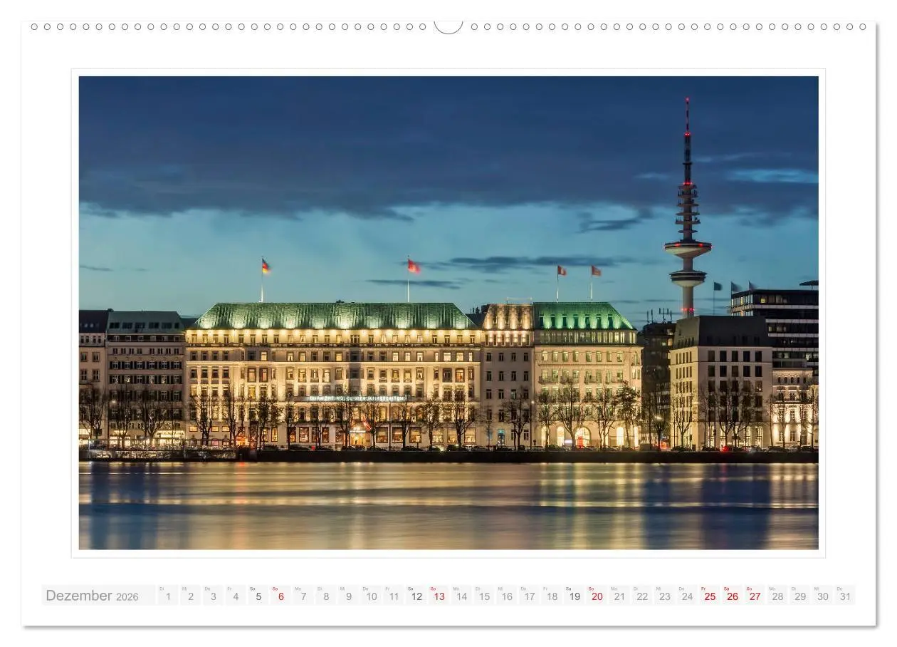 Bild: 9783457724934 | Hamburger Impressionen 2026 (hochwertiger Premium Wandkalender 2026...