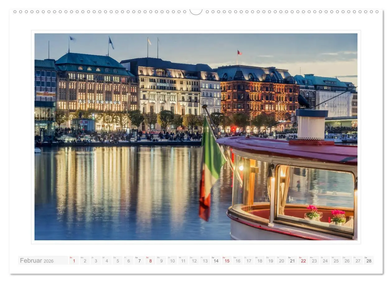 Bild: 9783457724934 | Hamburger Impressionen 2026 (hochwertiger Premium Wandkalender 2026...