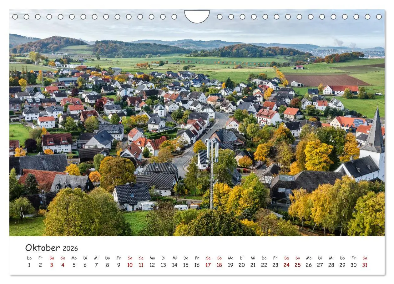 Bild: 9783457894934 | Das Sauerland bei Brilon aus der Vogelperspektive (Wandkalender...
