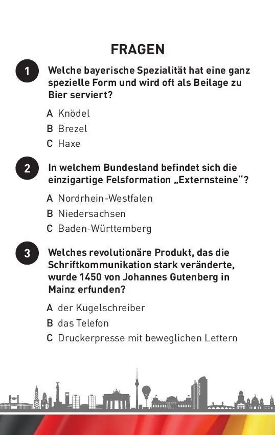 Bild: 9783625194934 | Deutschland-Quiz I ab 10 Jahren | Taschenbuch | 104 S. | Deutsch