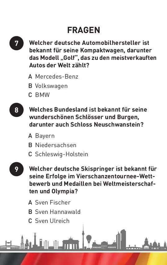 Bild: 9783625194934 | Deutschland-Quiz I ab 10 Jahren | Taschenbuch | 104 S. | Deutsch