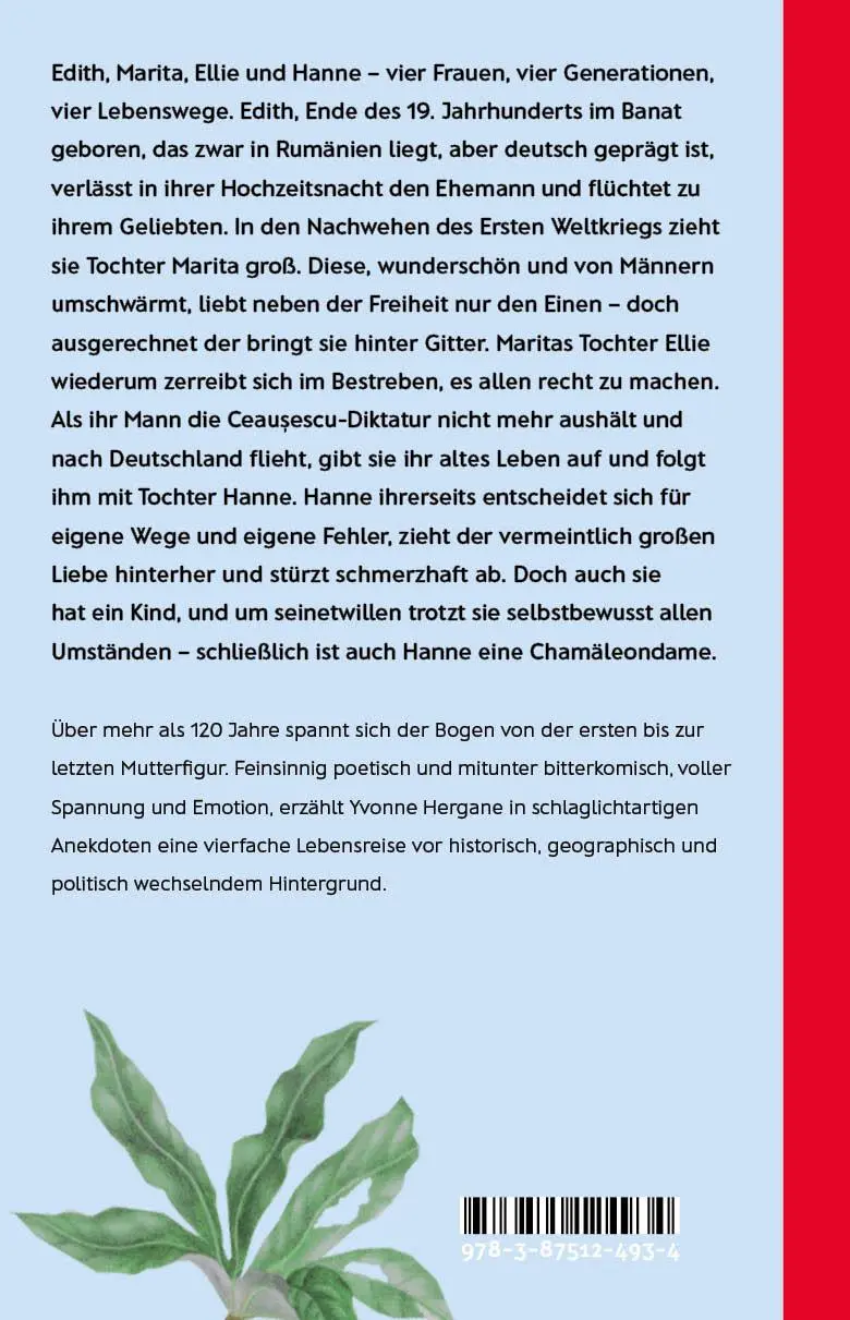 Rückseite: 9783875124934 | Die Chamäleon­damen | Roman | Yvonne Hergane | Buch | 238 S. | Deutsch