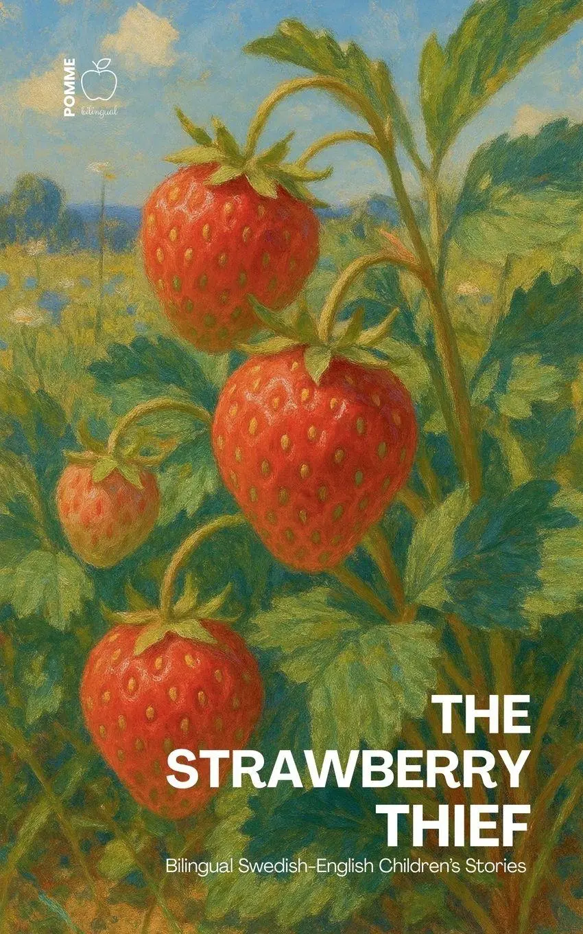 Cover: 9798233544934 | The Strawberry Thief | Bilingual Swedish-English Children's Stories