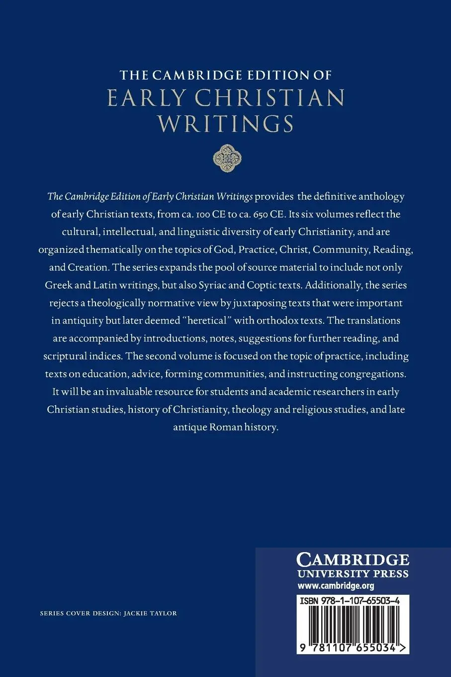 Rückseite: 9781107655034 | The Cambridge Edition of Early Christian Writings | Ellen Muehlberger