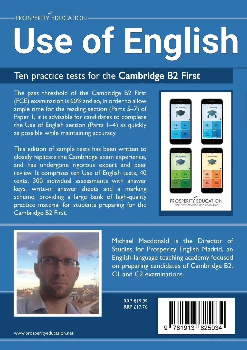 Rückseite: 9781913825034 | Use of English | Ten practice tests for the Cambridge B2 First | Buch