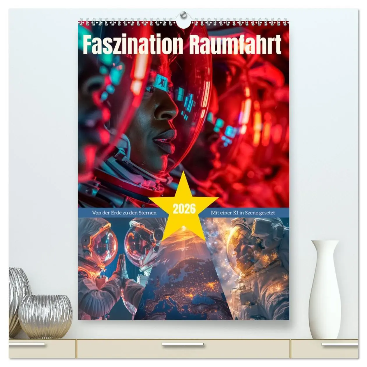 Cover: 9783516255034 | Faszination Raumfahrt (hochwertiger Premium Wandkalender 2026 DIN...