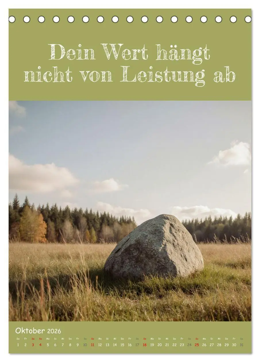 Bild: 9783516705034 | Positiv denken - Kalender für mehr Selbstvertrauen (Tischkalender...