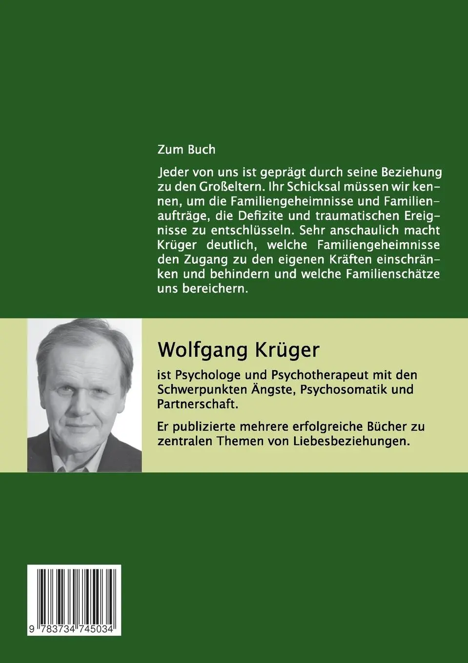Rückseite: 9783734745034 | Die Geheimnisse der Großeltern | Wolfgang Krüger | Taschenbuch | 2020