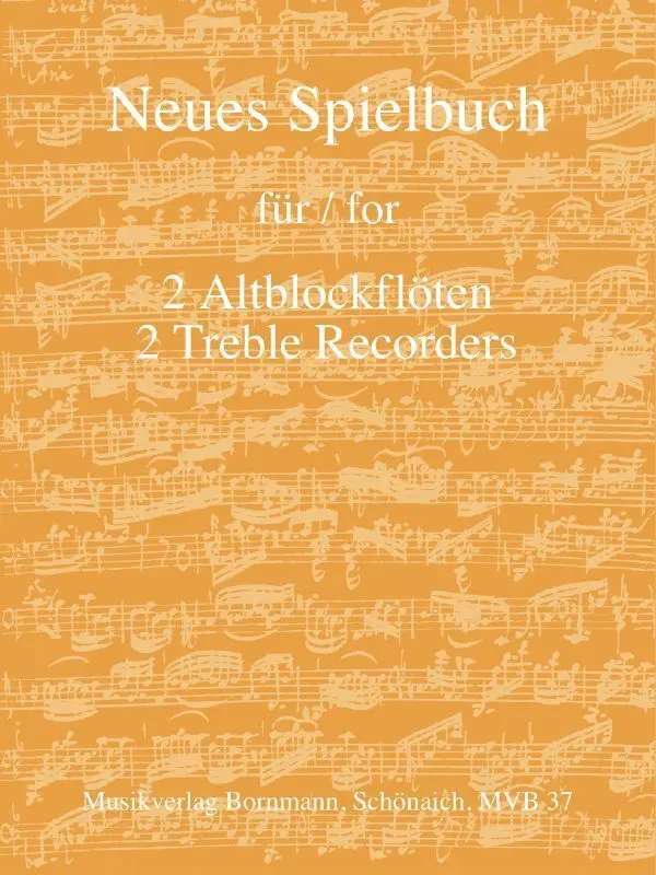 Cover: 9990050885034 | Neues Spielbuch für 2 Altblockflöten | für 2 Altblockflöten | Bornmann