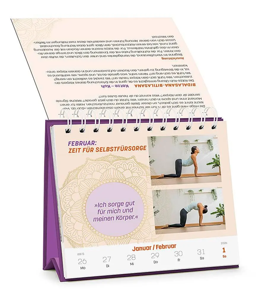 Bild: 4251693905134 | Wochenkalender 2026: Yoga - Zeit für mich | Tamara Fromme | Kalender