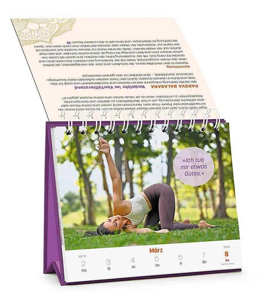 Bild: 4251693905134 | Wochenkalender 2026: Yoga - Zeit für mich | Tamara Fromme | Kalender