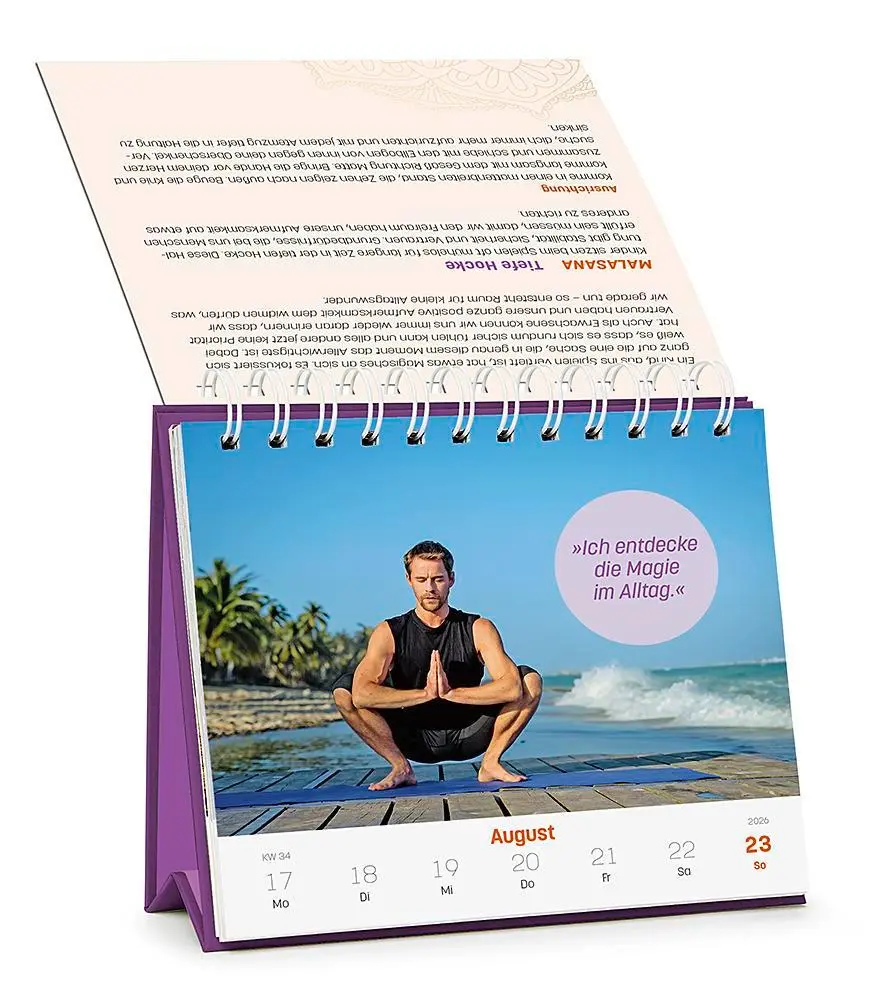 Bild: 4251693905134 | Wochenkalender 2026: Yoga - Zeit für mich | Tamara Fromme | Kalender