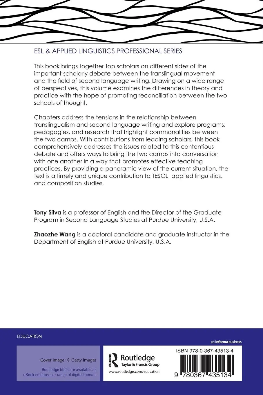 Rückseite: 9780367435134 | Reconciling Translingualism and Second Language Writing | Taschenbuch
