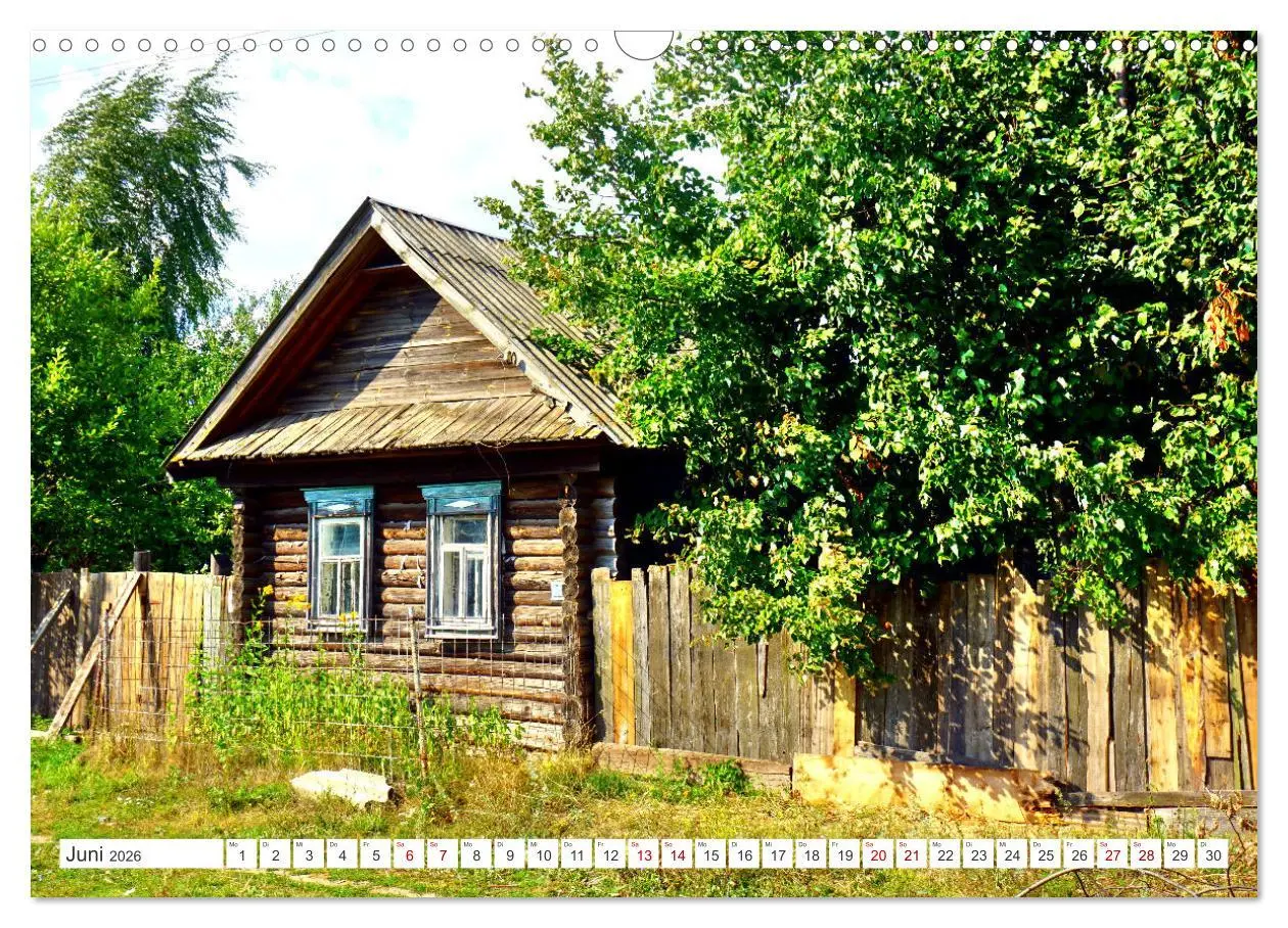 Bild: 9783457605134 | Dorfidylle - Landleben in Russland (Wandkalender 2026 DIN A3 quer),...
