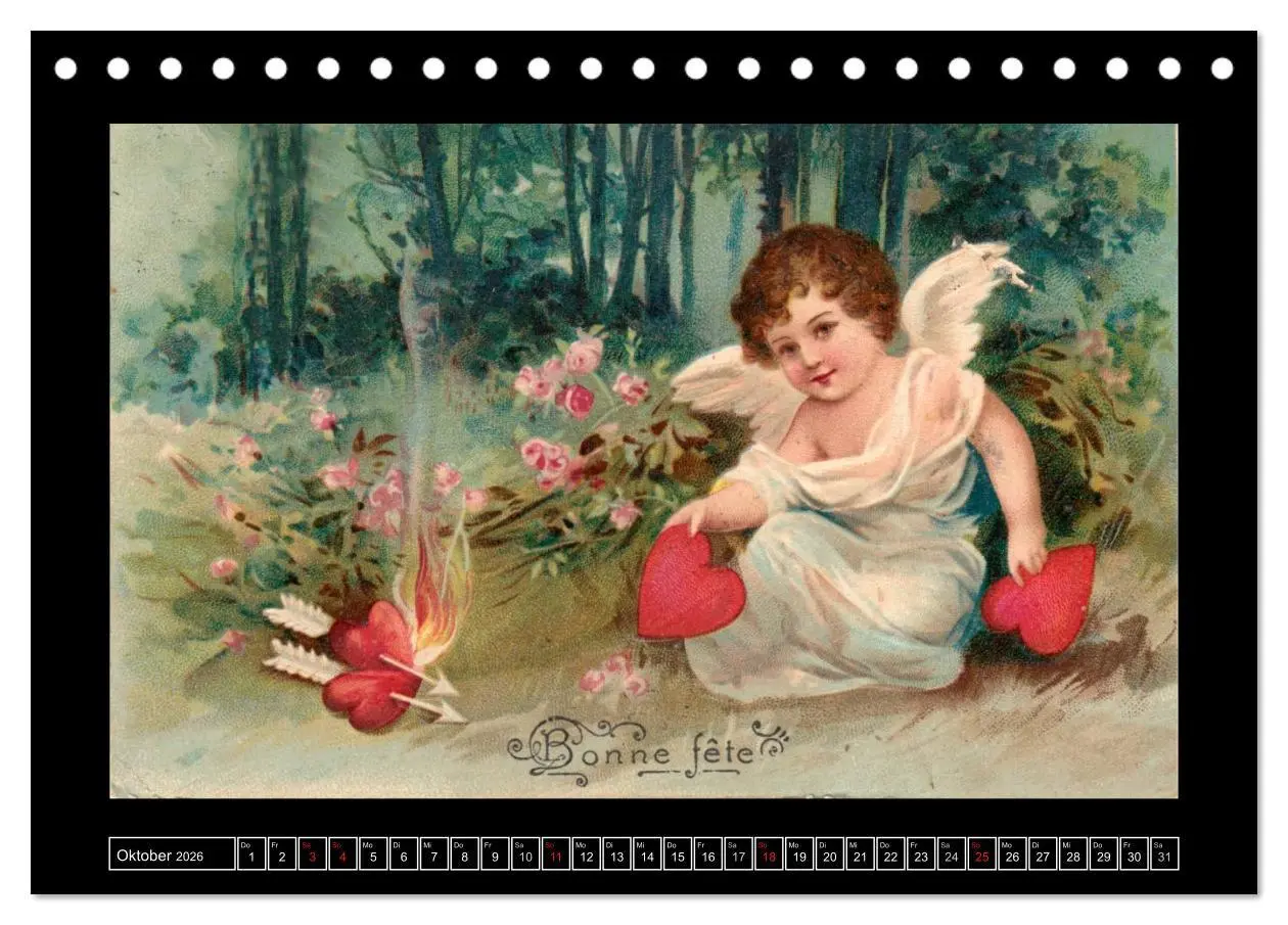 Bild: 9783516175134 | Liebesboten (Tischkalender 2026 DIN A5 quer), CALVENDO Monatskalender