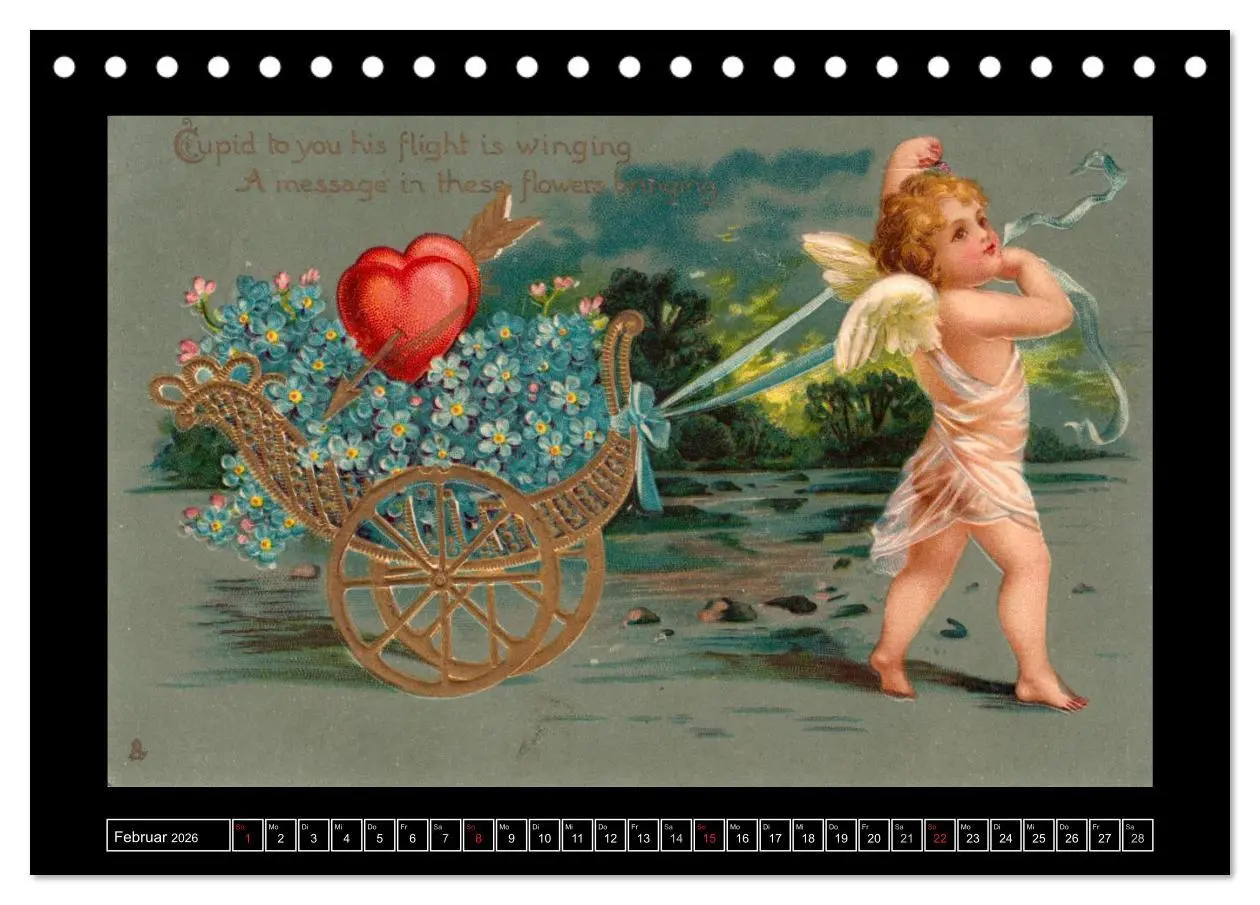 Bild: 9783516175134 | Liebesboten (Tischkalender 2026 DIN A5 quer), CALVENDO Monatskalender