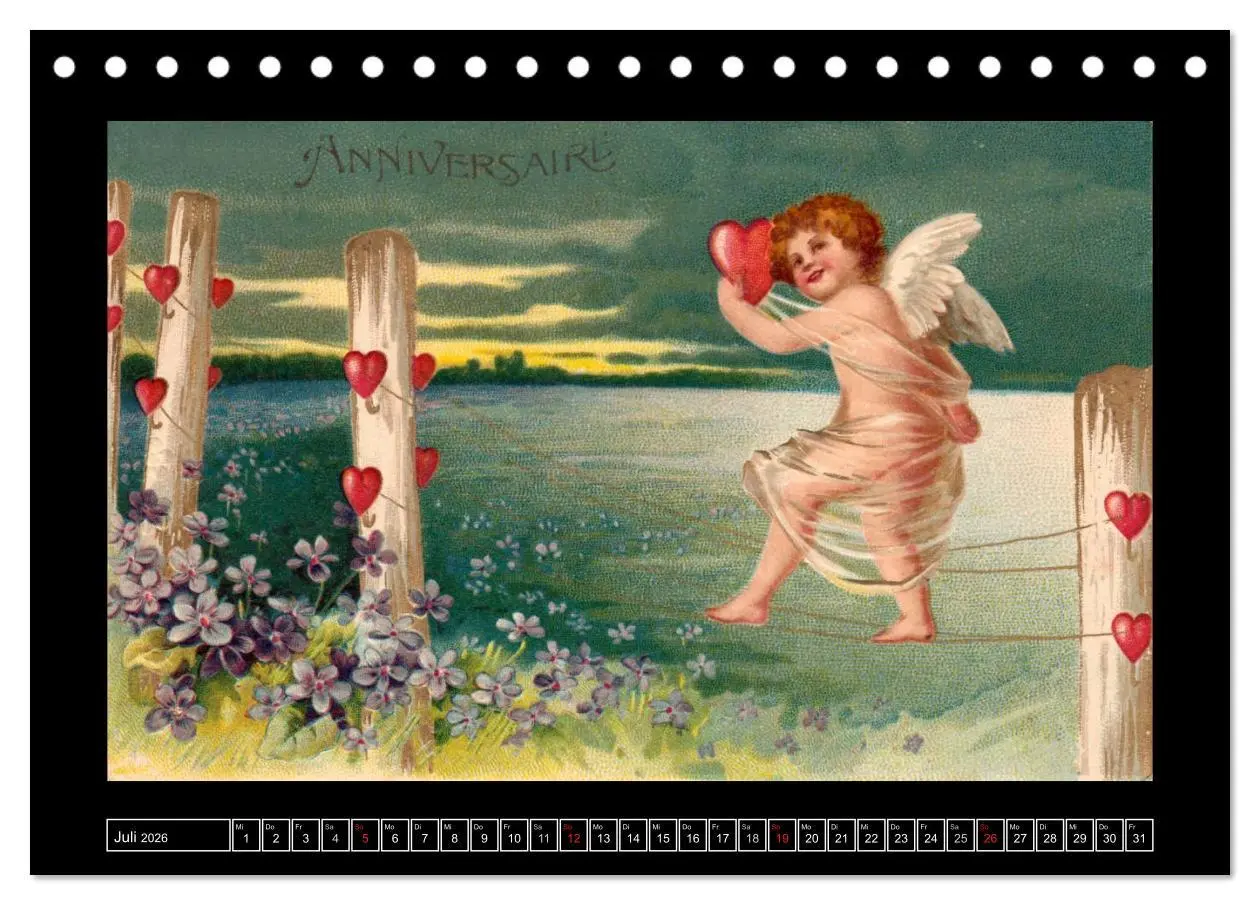 Bild: 9783516175134 | Liebesboten (Tischkalender 2026 DIN A5 quer), CALVENDO Monatskalender