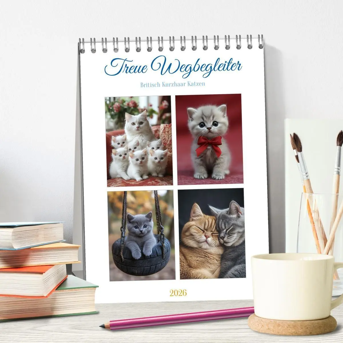 Bild: 9783516245134 | Treue Wegbegleiter (Tischkalender 2026 DIN A5 hoch), CALVENDO...