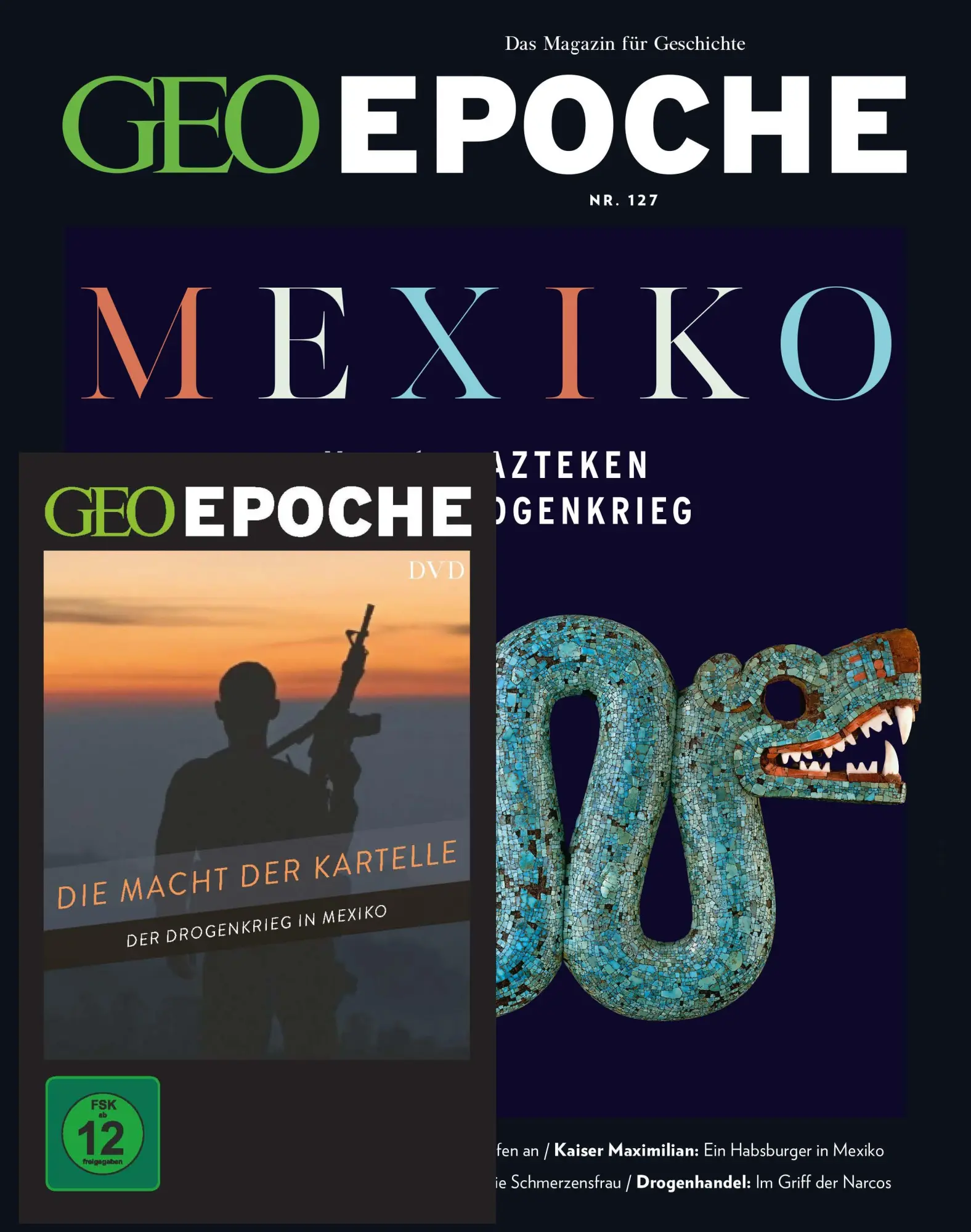 Cover: 9783652015134 | GEO Epoche mit DVD 127/2024 - Mexiko | Das Magazin für Geschichte