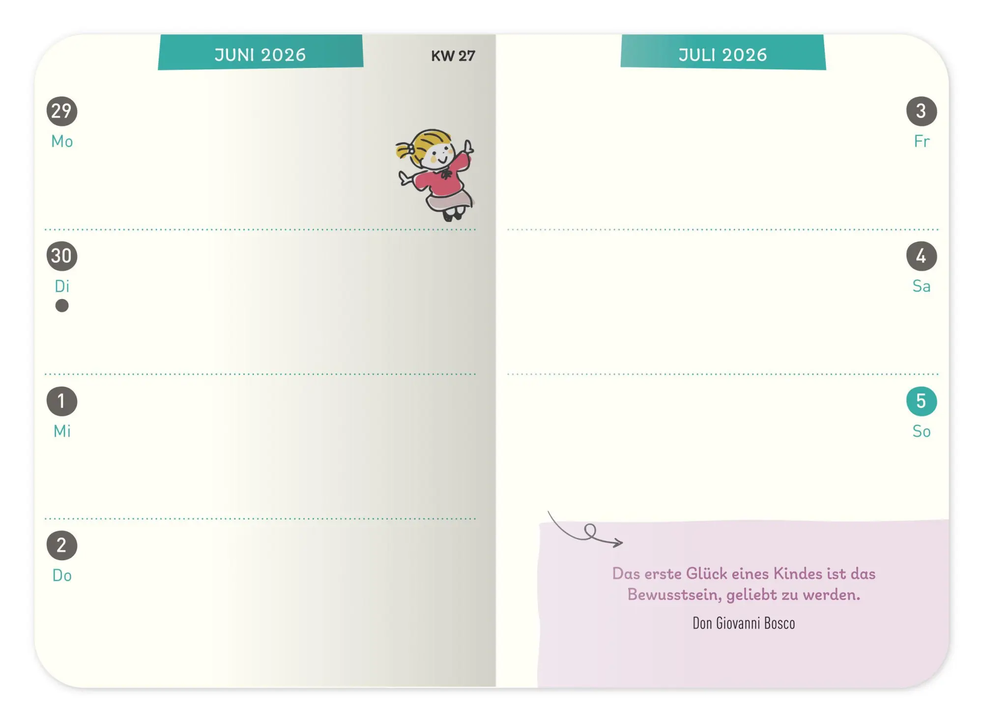 Bild: 9783780655134 | ErzieherInnenkalender 2026 / 2027 | Juli 2026 - Dezember 2027 | 240 S.