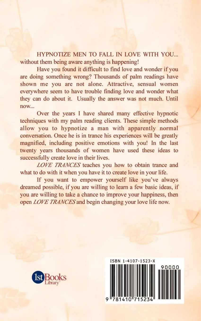 Rückseite: 9781410715234 | LOVE TRANCES | How to Hypnotize Men to Love You and Do Your Bidding