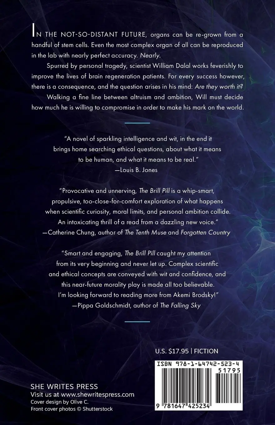 Rückseite: 9781647425234 | The Brill Pill | A Novel | Akemi C. Brodsky | Taschenbuch | Englisch