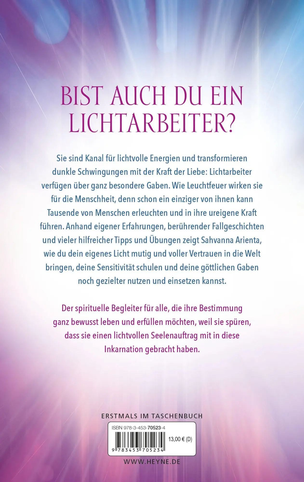 Bild: 9783453705234 | Lichtarbeiter | Sahvanna Arienta | Taschenbuch | 240 S. | Deutsch