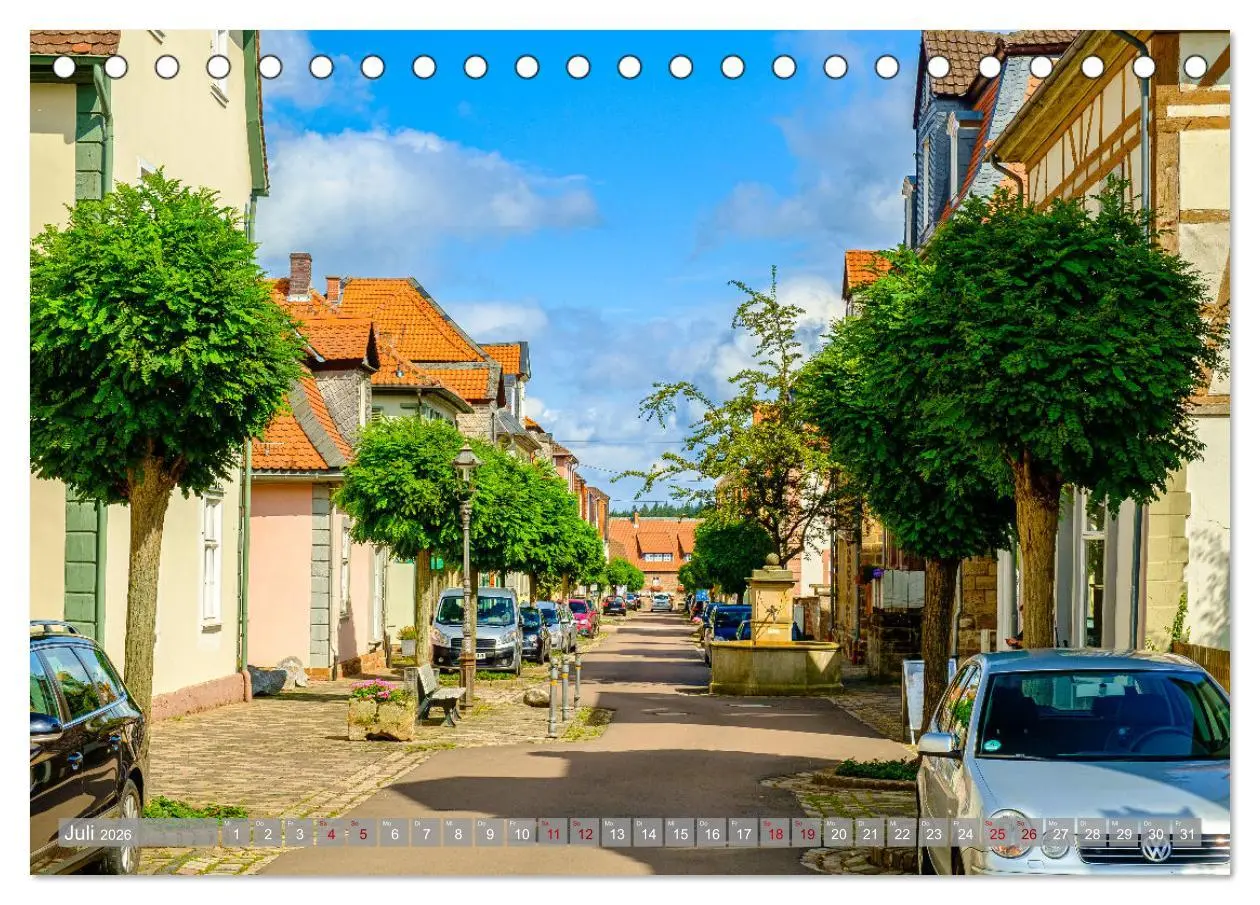 Bild: 9783457385234 | Ein Blick auf Bad Arolsen (Tischkalender 2026 DIN A5 quer),...