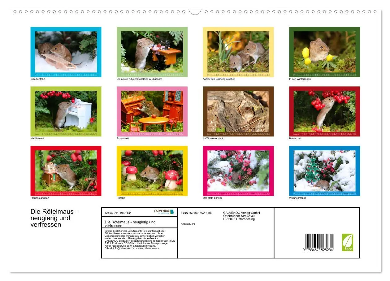 Bild: 9783457525234 | Die Rötelmaus - neugierig und verfressen (hochwertiger Premium...