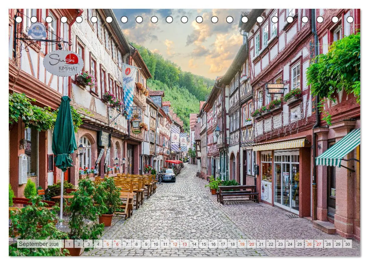 Bild: 9783457765234 | Miltenberg Impressionen (Tischkalender 2026 DIN A5 quer), CALVENDO...