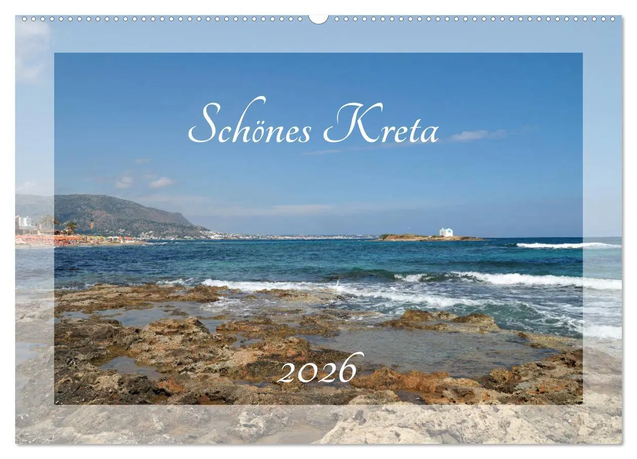 Cover: 9783457835234 | Schönes Kreta (Wandkalender 2026 DIN A2 quer), CALVENDO Monatskalender