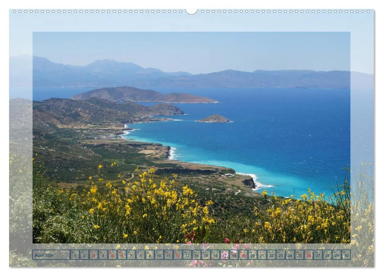 Bild: 9783457835234 | Schönes Kreta (Wandkalender 2026 DIN A2 quer), CALVENDO Monatskalender