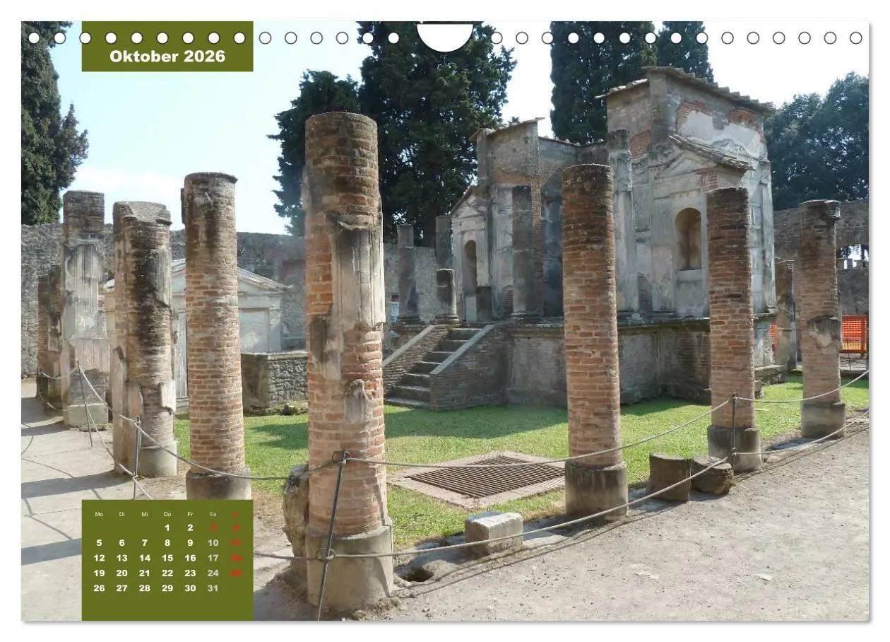 Bild: 9783516235234 | Pompeji-Kalender (Wandkalender 2026 DIN A4 quer), CALVENDO...