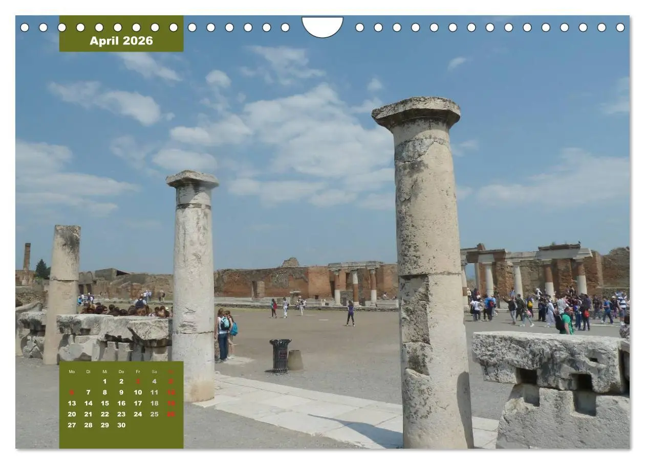Bild: 9783516235234 | Pompeji-Kalender (Wandkalender 2026 DIN A4 quer), CALVENDO...
