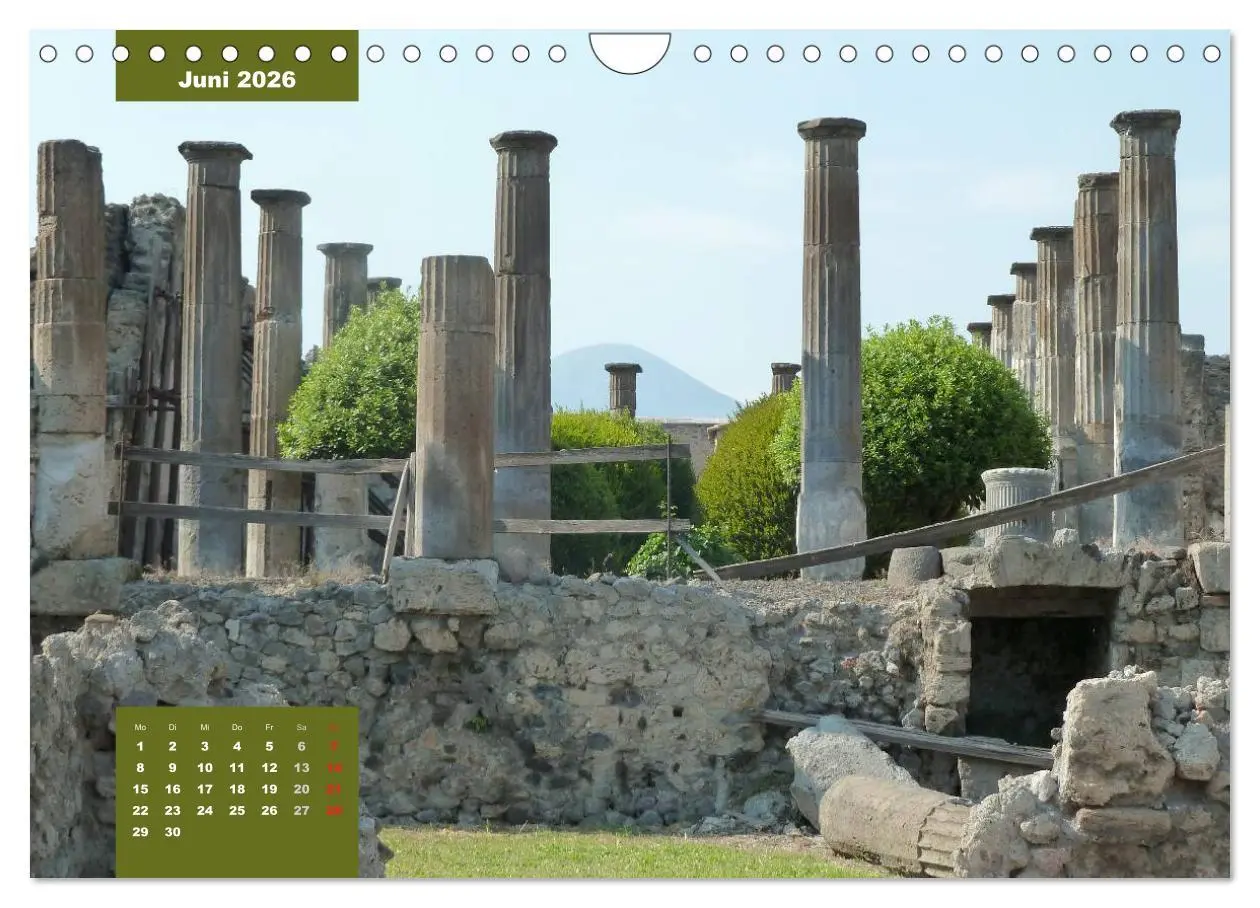 Bild: 9783516235234 | Pompeji-Kalender (Wandkalender 2026 DIN A4 quer), CALVENDO...