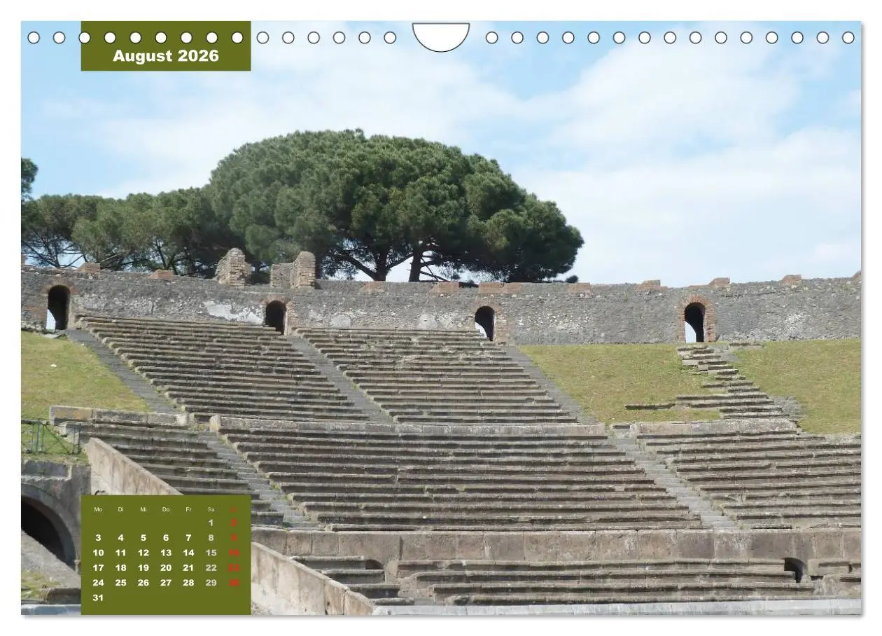 Bild: 9783516235234 | Pompeji-Kalender (Wandkalender 2026 DIN A4 quer), CALVENDO...