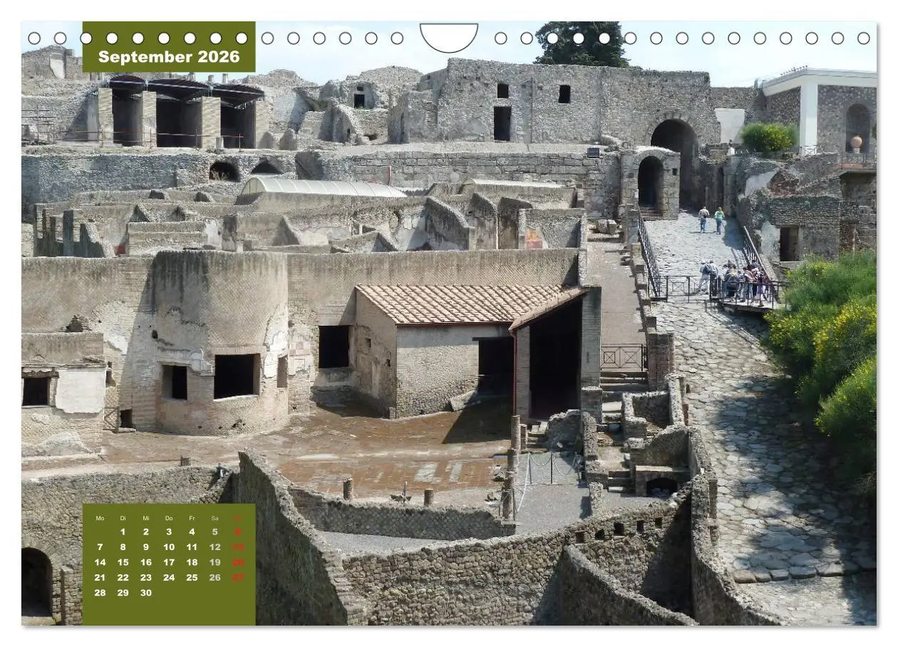 Bild: 9783516235234 | Pompeji-Kalender (Wandkalender 2026 DIN A4 quer), CALVENDO...