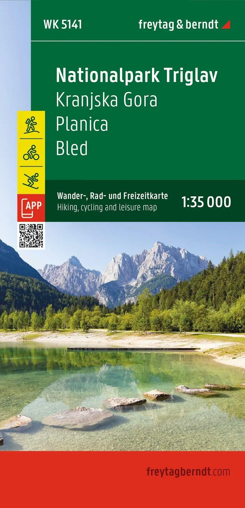 Cover: 9783707925234 | freytag &amp; berndt Wanderkarte Nationalpark Triglav - Kranjska Gora -...