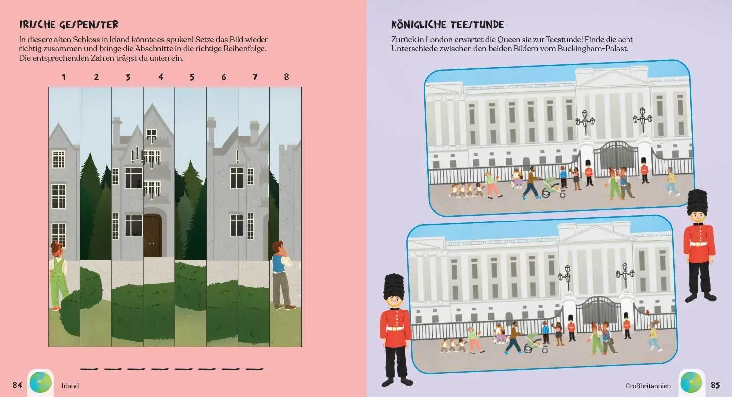 Bild: 9783809445234 | Weltreise in 80 Rätseln. Für Kinder ab 7 Jahren | Susie Rae | Buch